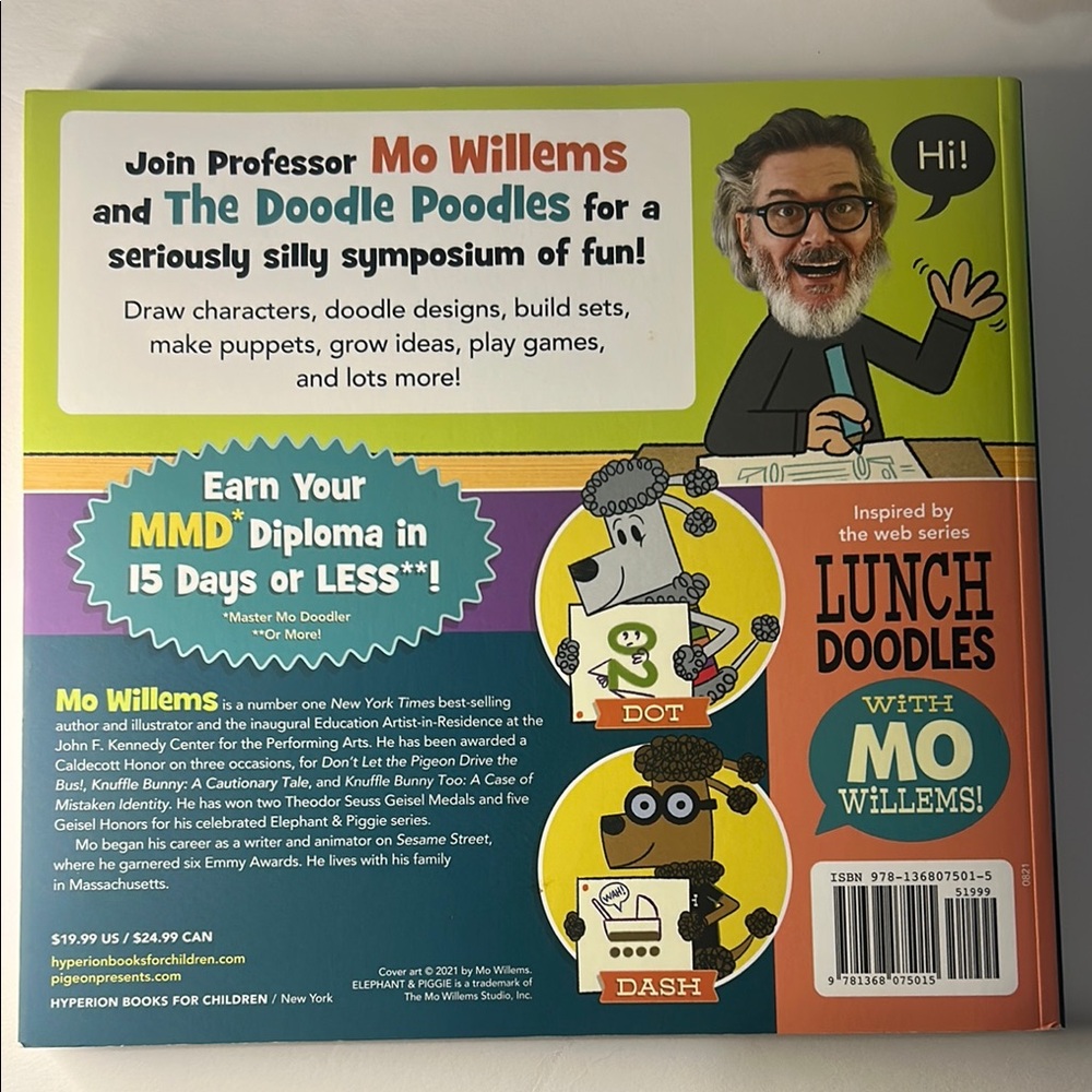 Doodling 101 Book by Mo Willems - Picture 2 of 9